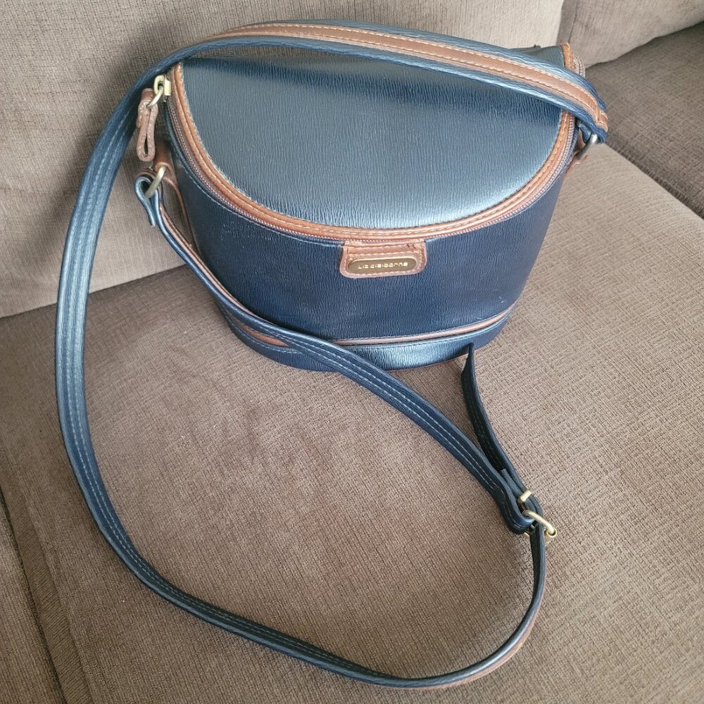 Liz Claiborne Navy Crossbody Bag Purse